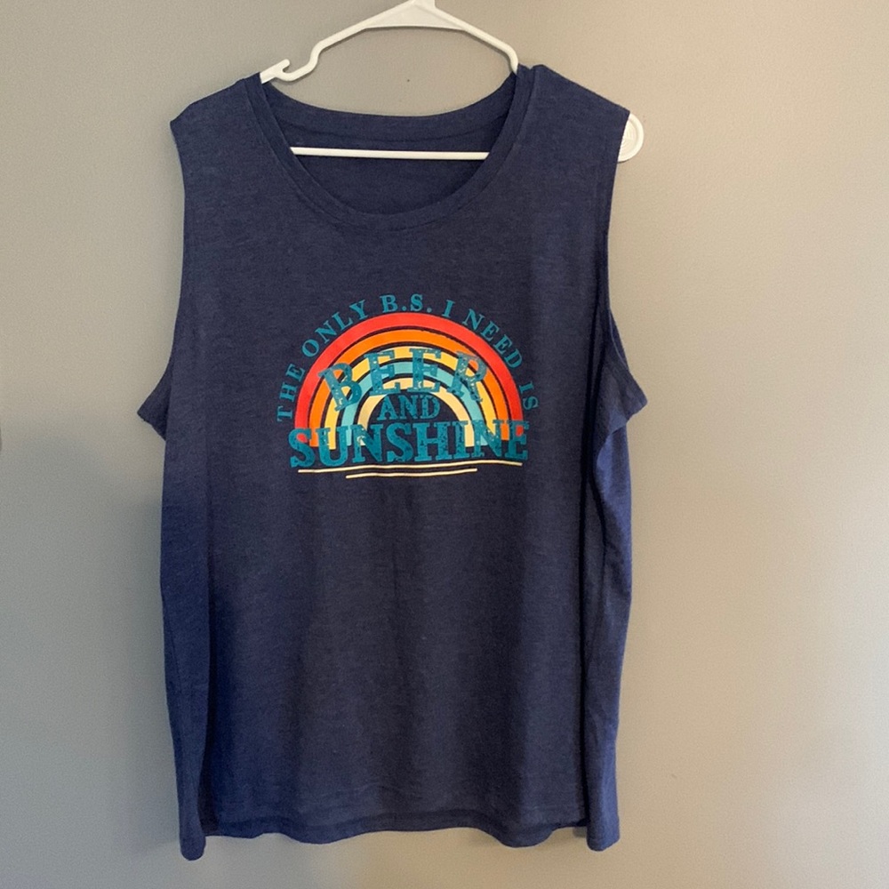Xxl sleeveless tee